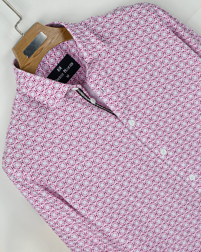 Luxury Print Stretch Shirt